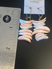 Shell Earrings  Seashell  Coral   White