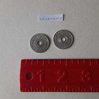  2  Old Vintage Oklahoma Consumer 1 Tax Check Tokens