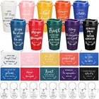 30 Pcs 10 Sets Christian Gift Bulk For Women 16 Oz Bible Verse Tumblers Cups 