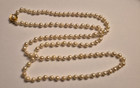 14k Gold Clasp Pearl Necklace  