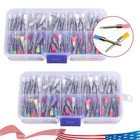 200pcs Us Mixed Dental Latch Type Prophy Polishing Brush Flat Tapered Brushes Ty