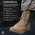 Garmont Tactical T8 Nfs 670 Military Boots For Men And Women - Coyote  9 5 Wide