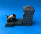 Vintage Cast Iron  artillery Bank  Mechanical Bank Reproduction  No Soldier