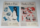 Pack-o-fun Scrap Craft Magazine 1965 Lot Of 4 Issues Vintage Free Shipping