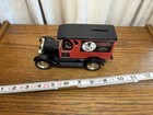 Dr Pepper Vintage Delivery Truck Vehicle Piggy Bank Coin Bank Red   Black