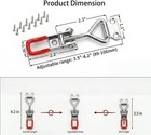 3 Pcs Adjustable Toggle Latch 4001  Quick Release Hand Tool Toggle Clamp 220lbs