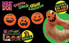 3-pack-needoh Teenie Jack-glow-lantern Glow-in-the-dark Squishy Squeeze Toy