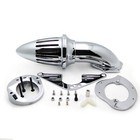 Air Cleaner Intake Kit Bullet For 99- 2012 Yamaha Roadstar 1600 1700  Chormed 