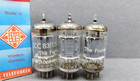 Nice Strong Testing Trio Of Vintage Telefunken 12ax7 ecc83 Tubes