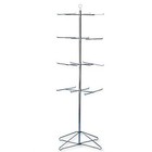 Retail Store Display Hanging Floor Spinner Hanging Rack 4-tier Wire 63 In