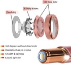 Finishing Touch Flawless Gen 1 4 6-pack Replacement Heads  Safe gold-plated Care
