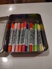 Tim Holtz Distress Crayons In Storage Tin Lot Of 16