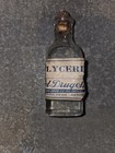 Antique Apothecary Pharmacy Bottle Glycerin Astoria Oregon Label 7 8 Full 