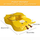 Baby Swimming Pool Float Non Inflatable Infant Swim Buoyant Ring Giraffe