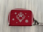 Disney Store Wristlet Minnie Mouse Red Wallet 3  4 Bifold Zipper Around Nwot 0924