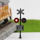 Ho Scale 1 87 Railroad Crossing Stop On Red Signal 2 Leds Circuit Board Flasher
