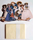 Vintage Hallmark Note Cards Heirloom Dolls New Set Of 8 And Envelopes