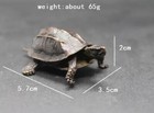 Brass Dragon  turtle Animal Statue Small Sculpture Tabletop Figurine Decor Gifts