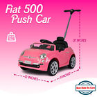 Best Ride On Cars 2-in-1 Fiat 500 Model Baby Toddler Toy Push Car Stroller  Pink