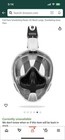 Brand New Full Face Snorkeling Masks 2g Black Large Gear Water Swimming