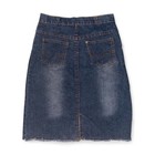 Denim Skirt With Butterfly Patchwork Size Xs