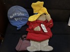 Vintage Infantino Paddington Bear With Balloon On Plush Wall Hanging Decoration