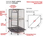 X-large 63  Corner Bird Flight Cage Cockatiel Parakeet Budgies Parrot Seed Skirt