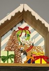 Gingerbread House Detailed Wooden Christmas Holiday Ornament