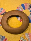 Antique Wooden Block Hat Brim Mold Millinery Form Hatters Supply House Chicago 
