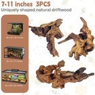 Pinvnby Natural Driftwood For Aquarium Decor Fish Tank Decorations Reptile De   