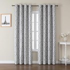 Full Blackout Curtains 96 Inch Long 2 Panels grommet Top Window Treatment Drapes