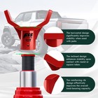 Bottle Jack Adapter  12t Steel Saddle For 3 -4  Axle fits 1 65  Red