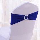 25x Spandex Stretch Chair Cover Sashes Bow With Slider Buckle Wedding