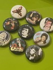 Set Of 9 David Bowie Button Badge Pinback 1    Rock Pin Lot