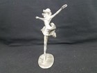 Pewter Figure Ice Skating Limited Edition  Signed  Bz Boobis 5 75  Tall Figurine