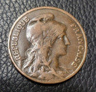 1912 France 10 Centimes Coin
