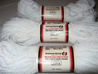 Vintage American Thread Aunt Lydia   s Heavy Rug Yarn White Lot Of 3 Skeins