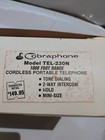 Vintage Cobra  Cobraphone Cordless Telephone Mod Tel-230n With Box And Paperwork