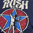 Rush Band Shirt Fly By Night Star Men   s L Large Blue