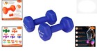 6-lb Neoprene Dumbbells Set Of 2 With Non-slip Grip - Stylish Fitness Essentials