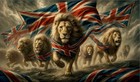 Union Jack Patriot Flag 2 Eyelets  5ft X 3ft Lion United Kingdom Uk Loyalist