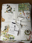 Nwt-pottery Barn Full Festive Cats Percale Sheet Set