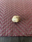Netsuke Japanese Antique   wood    3 Face Sculpture