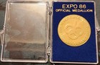 Vintage 1986 World s Exposition Vancouver Canada Expo 86 Official Medallion 1 5 