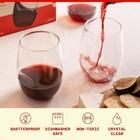 Govino Unbreakable Plastic Wine Glasses - Stemless Shatterproof Tritan