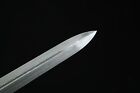 Chinese Song Dynasty Jian Sword Damascus Folded Steel Razor Sharp Double Edge