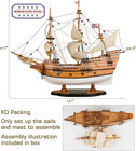 Sailingstory Wooden Model Ship Mayflower 1 60 Scale Replica