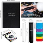 Becko Us 2000 Piece Puzzle Mat Roll Up With 6 Sorting Trays   Storage Bag      