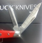 Buck 301 Stockman 0301rdsbb-b  Red Handle W nickle Silver Bolsters  Nib