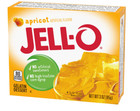 Jell-o Apricot Gelatin Dessert Mix  3 Oz Box